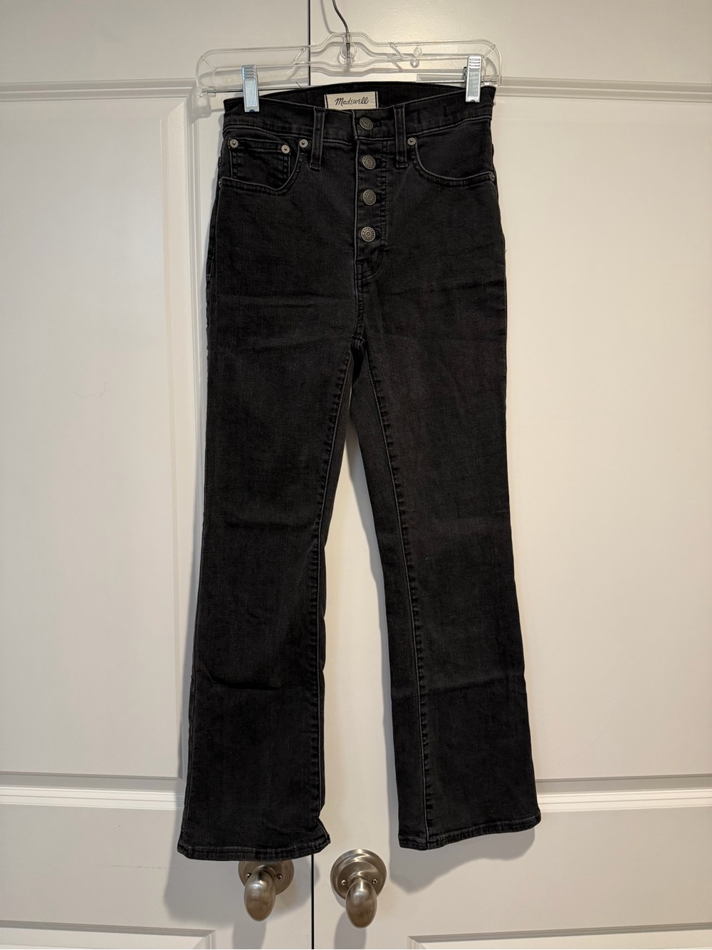 Madewell Black Cali Demi Bootcut Jeans